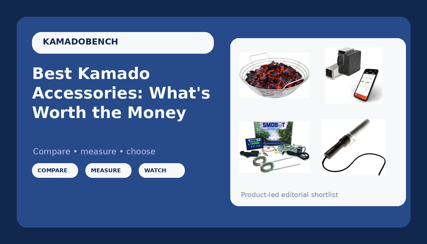 Best Kamado Accessories: What's Worth the Money - KamadoBench review with measurements and honest opinion