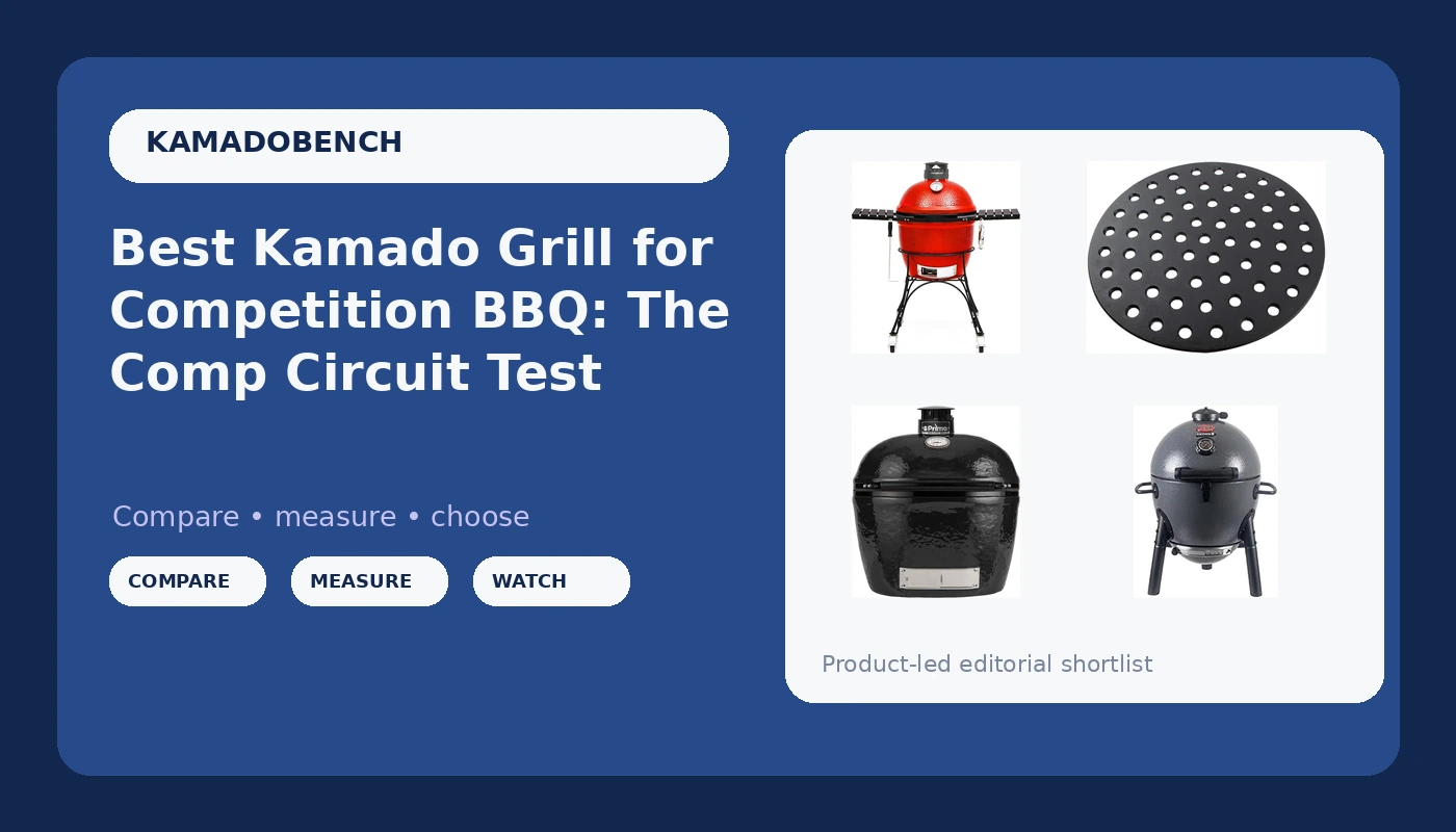 Best Kamado Grill for Competition BBQ: The Comp Circuit Test - KamadoBench review with measurements and honest opinion