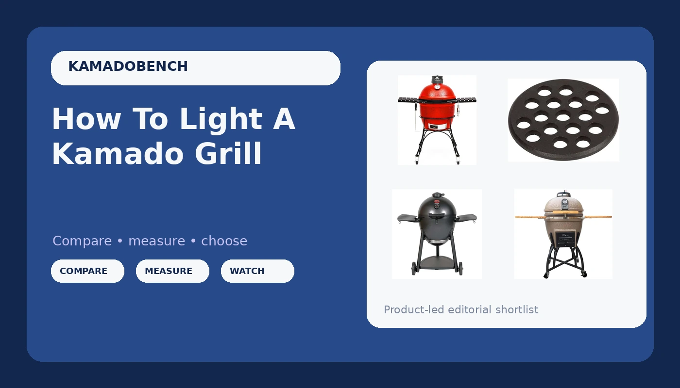 How To Light A Kamado Grill - KamadoBench review with measurements and honest opinion