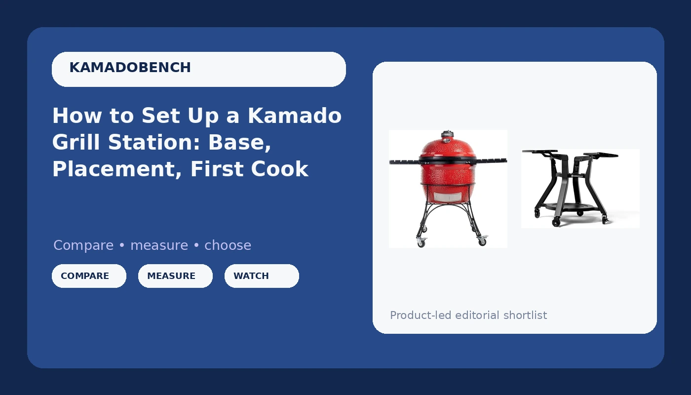 How to Set Up a Kamado Grill Station: Base, Placement, First Cook