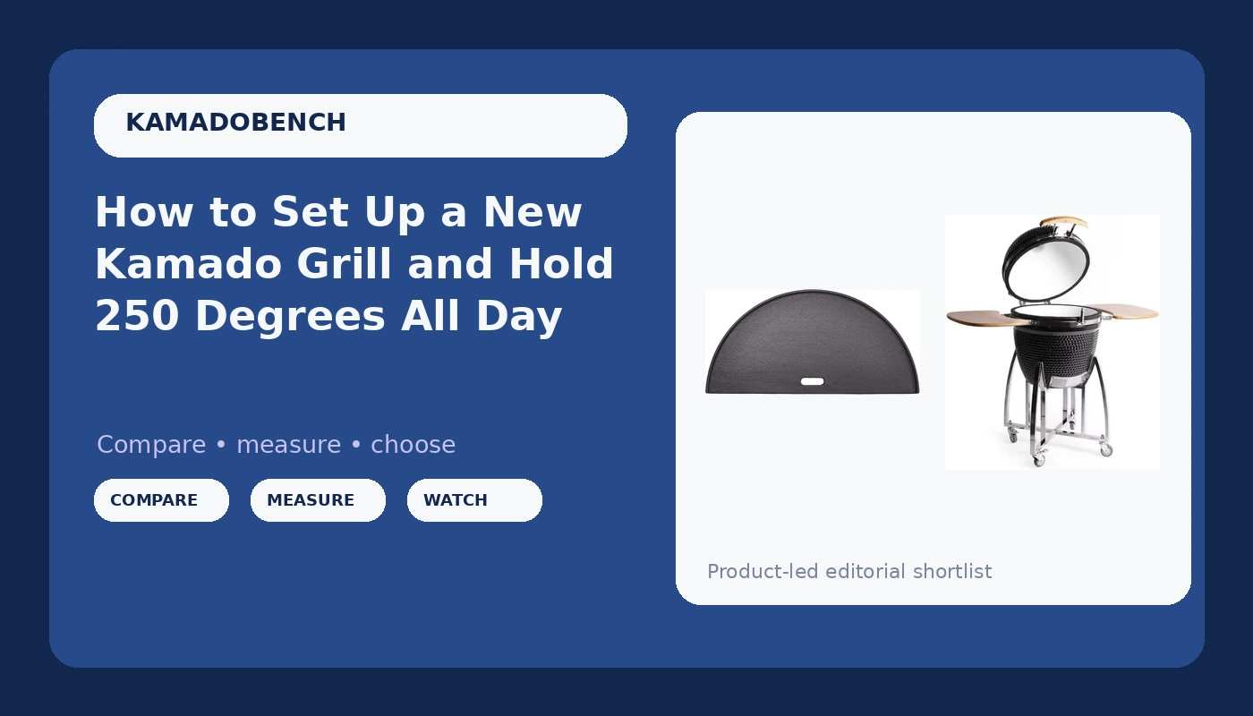 How to Set Up a New Kamado Grill and Hold 250 Degrees All Day