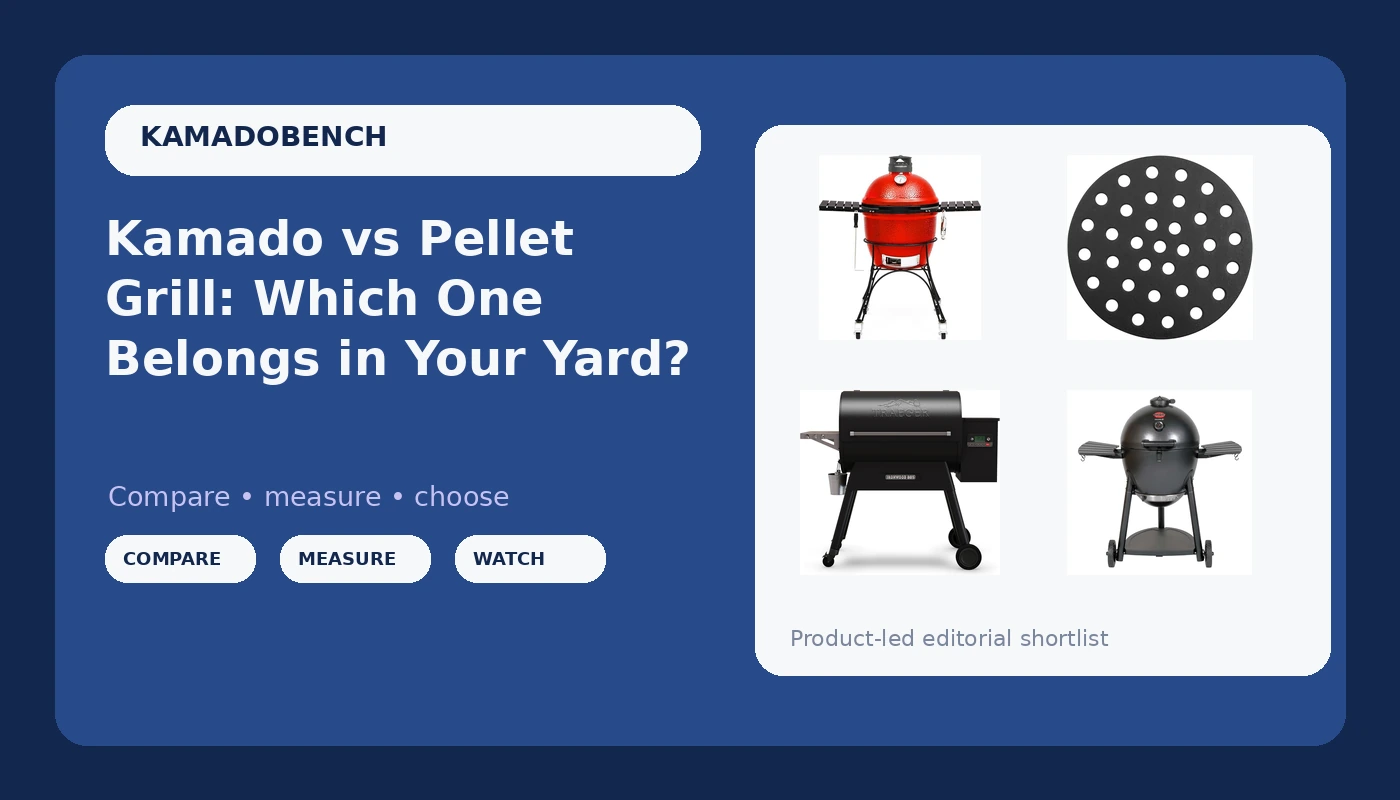 Kamado vs Pellet Grill: Which One Belongs in Your Yard? - KamadoBench review with measurements and honest opinion