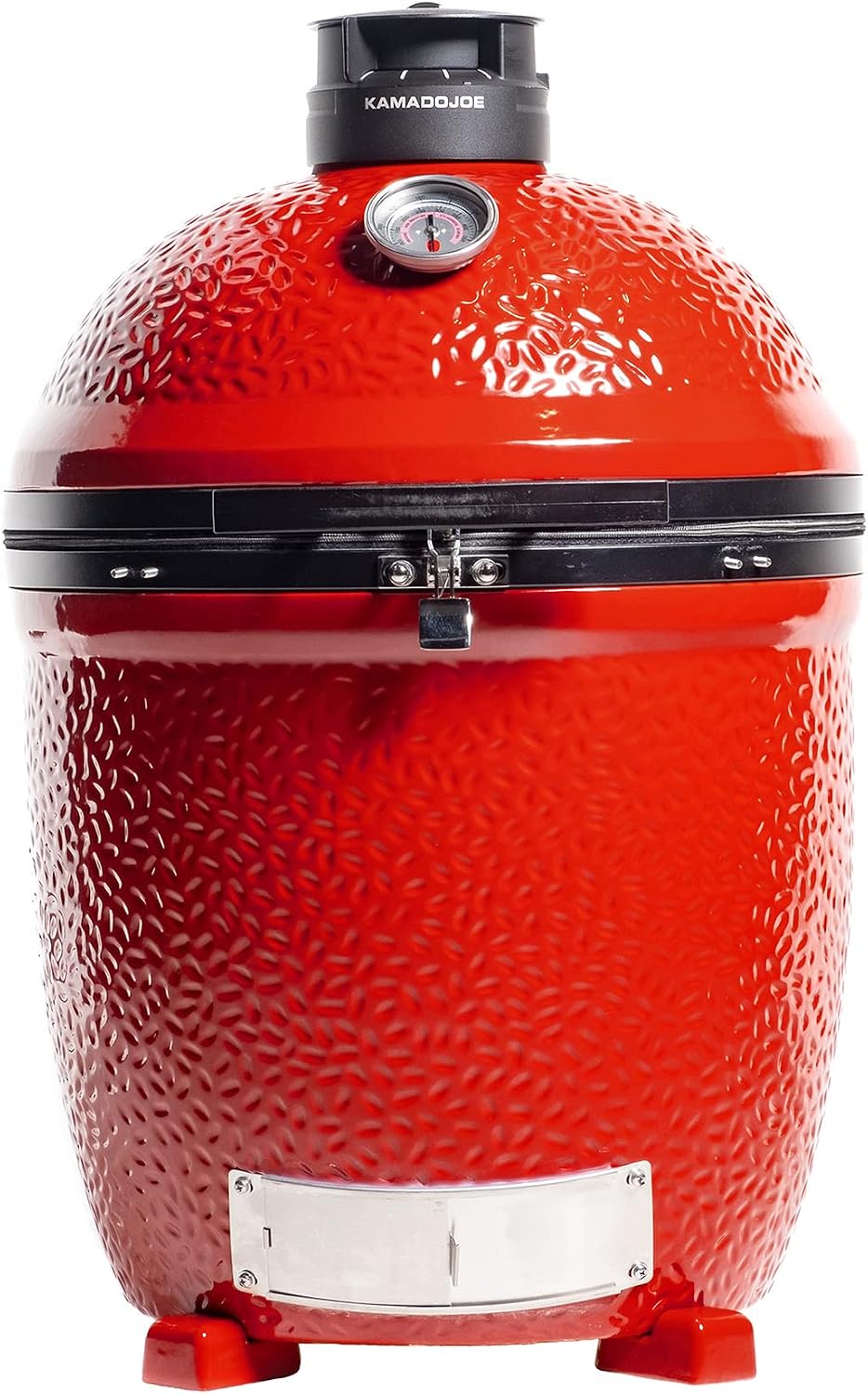 Kamado Joe Classic Joe III Standalone 18-inch Charcoal Grill in Red with Grill Gripper and Ash Tool
