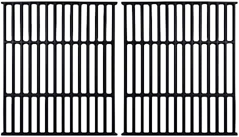 9865-54 Grill Grates Replacement Parts for Broil King Grill Parts 9453-54 signet 20 70 90 320 986974 Broil-Mate 165154 6666-64 1551-54 1651-54 Huntington 6962-64C Cast Iron Cooking Grids 2 Pieces