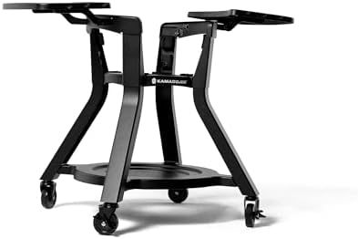 Cart with Shelves for Joe Jr Small Kamado Grill